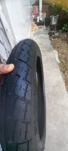 Pneu moto aro 18 dianteiro fan titan start 80 100 iratires novo não é remold 