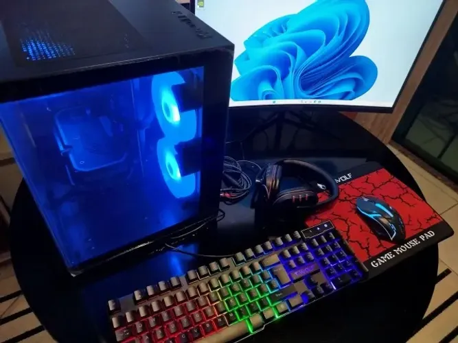 PC Gamer NOVO - RTX 4060 - RYZEN 5 - 16GB Ram - 1TB SSD - Fonte 500W