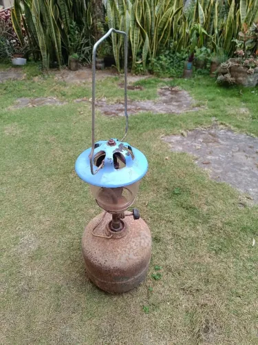 Lampião a Gás década de 70 Decoração