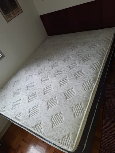 Cama Box Casal Molas Ensacadas Pillow Top Premium Bertha Umaflex D26 - 1 ANO DE USO