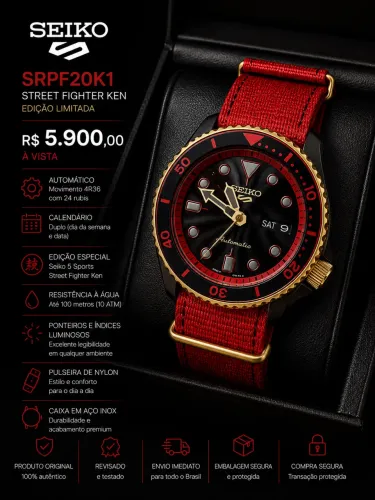 Seiko Street Fighter Ken