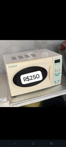 Microondas funcionando perfeitamente