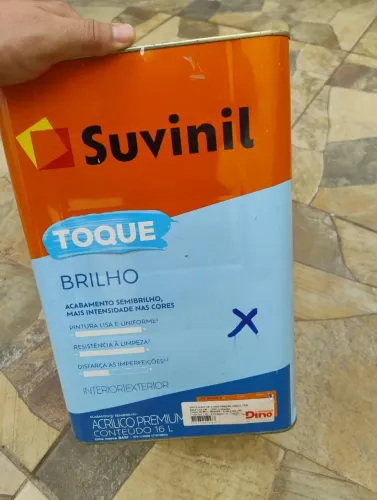 Tinta suvinil na cor  cimento 