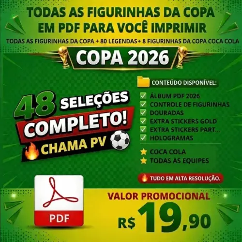 Todas as Figurinhas da Copa do Mundo 2026