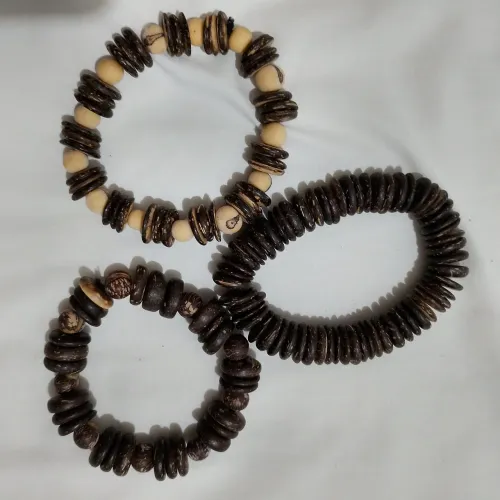 Pulseiras de côco