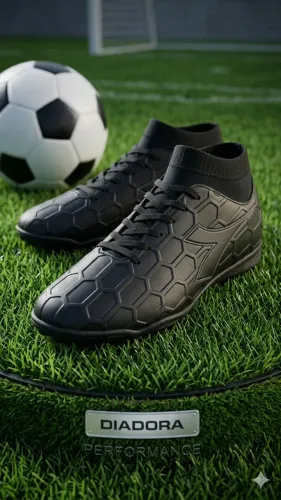 Chuteira futebol raiz society Diadora all black tam. 40