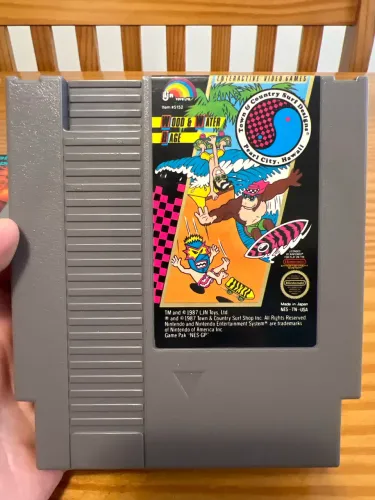 Jogo original Town & Country para NES (Nintendo 8bits)