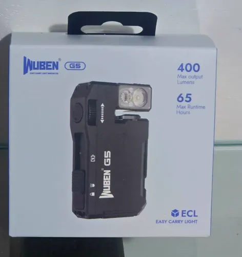 Lanterna WUBEN G5 EDC Green - Compacta, Recarregável, 400 Lumens | Original