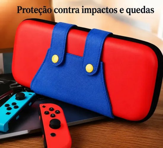 Case Nintendo Switch Super Mario - Novo