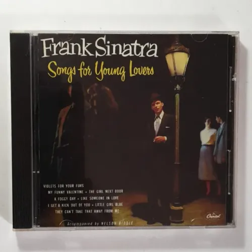 frank sinatra, songs for young lovers, + swing easy! 2 álbuns em 1 cd. seminovo.