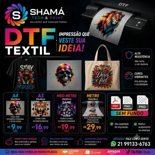 DTF Têxtil 