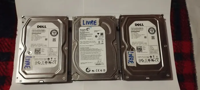 HDs Interno sata 1 Seagate e 2 Dell 