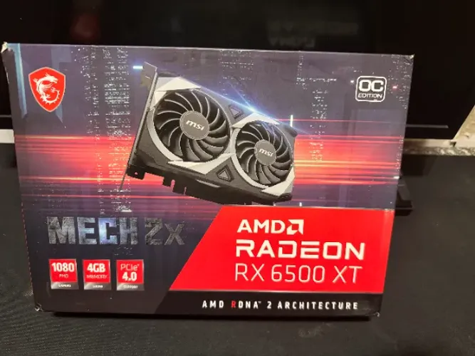 MSI Mech RX 6500 XT 4GB Impecável