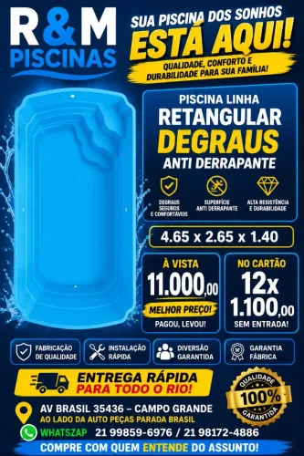 Piscina de fibra preço e qualidade garantido 