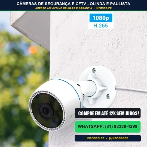 Câmeras de Segurança e CFTV - Whats 819 83.38-42.99