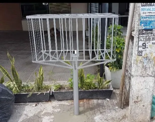 Lixeira para calçada 