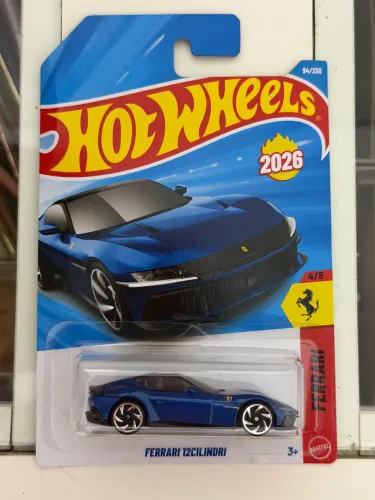 Hot Wheels Ferrari 12Cilindri Azul