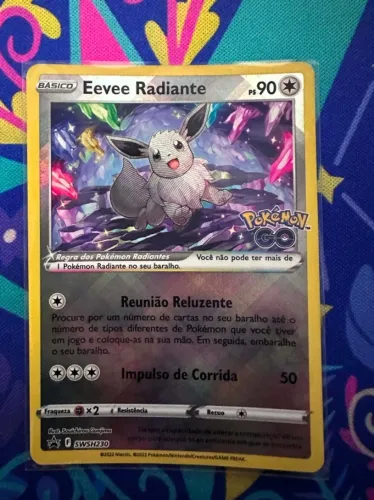 Carta Eevee Radiante Espada Escudo Promos