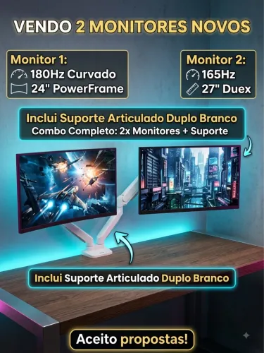 Monitores gamers