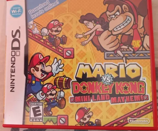 Mario vs Donkey Kong Mini Land Mayhem Nintendo DS Completo