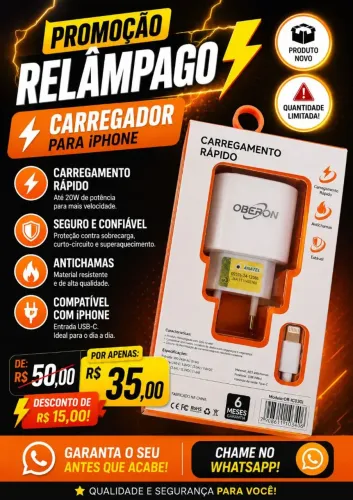 Carregador para iPhone