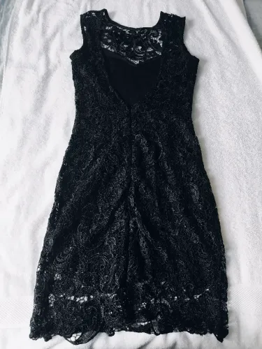 Vestido preto renda 
