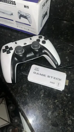     Vídeo Game Retro M15 Pro 4K 64GB HDMI 2 Controles +20mil Jogos