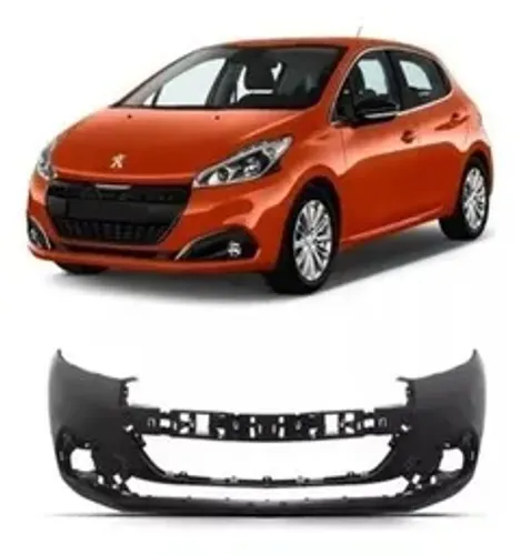 Para Choque Dianteiro Sem Furo Sensor Peugeot 208 2017 2020