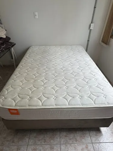 OPORTUNIDADE! Cama Box Casal Nova Inducol Completa | Colchão + Box
