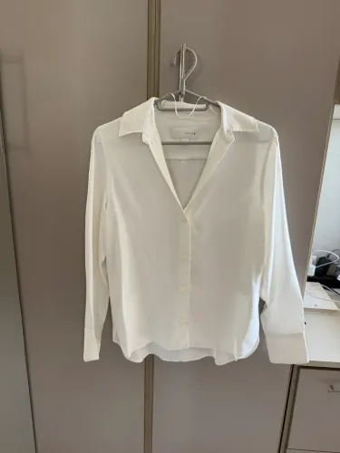 Camisa Zara off white P