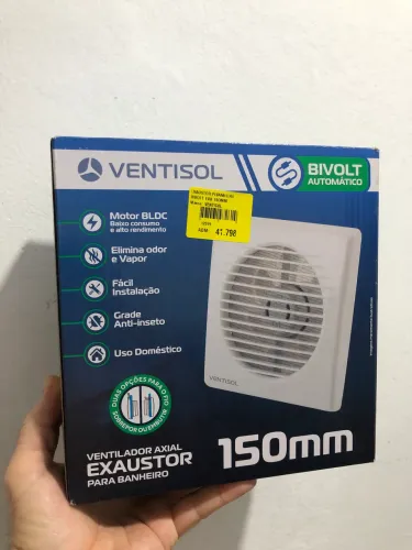 Exaustor para banheiro
