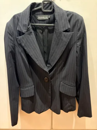 Terno Feminino Preto Listrado