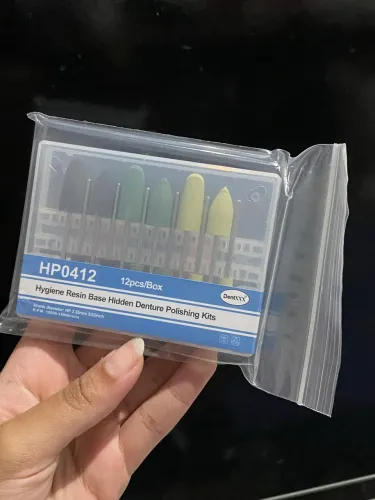 Kit de polimento de resina acrílica para peça de mão 