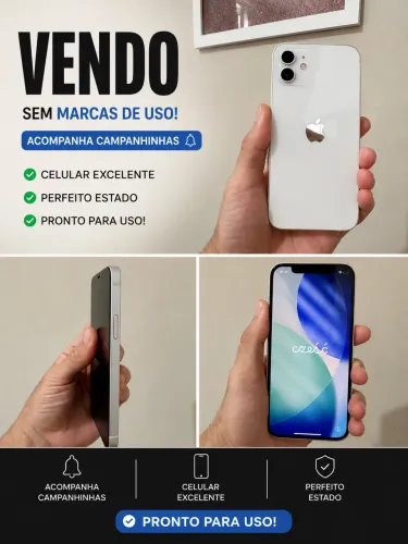Vendo iPhone 12, qualquer duvida, entrar em contato 