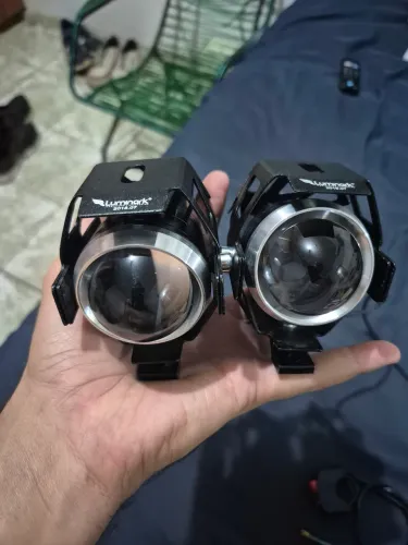 Par farol milha led moto