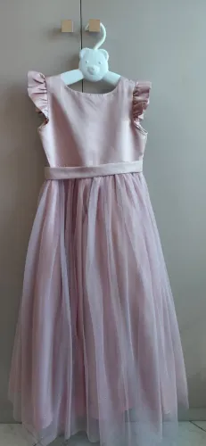Vestido Infantil Festa ou Formatura Rose Gold + Tiara Luxo
