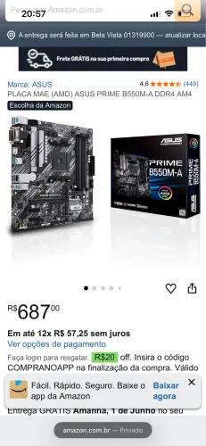 Placa mãe asus gamer 