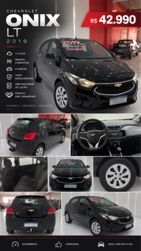 Chevrolet Onix Hatch LT 1.0 8V Flex Mec. 4P 2019