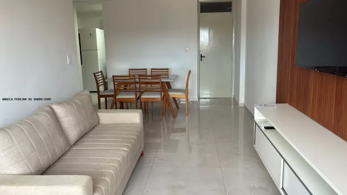 Apartamento para Locação em Maceió, Jatiúca, 3 dormitórios, 1 suíte, 2 banheiros, 1 vaga