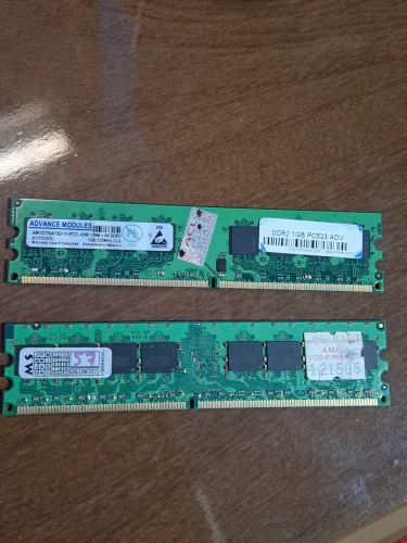 Kit 2gb Memória Ram Ddr2 1gb 533mhz