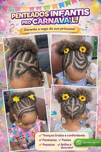 Penteado infantis