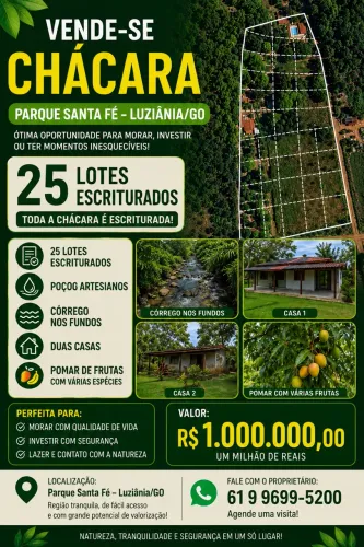 Chácara em Luziânia-go