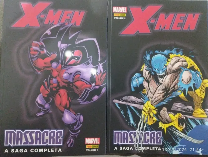 HQ quadrinhos Marvel X-Men MASSACRE a Saga Completa