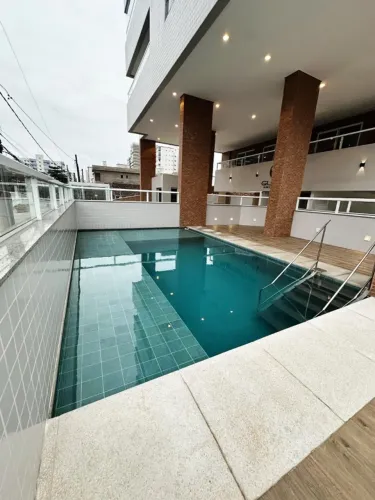 Apartamento com 1 Dormitório, Sacada Gourmet e Lazer Completo na Guilhermina