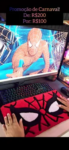 Homem Aranha Tapete Personalizado 