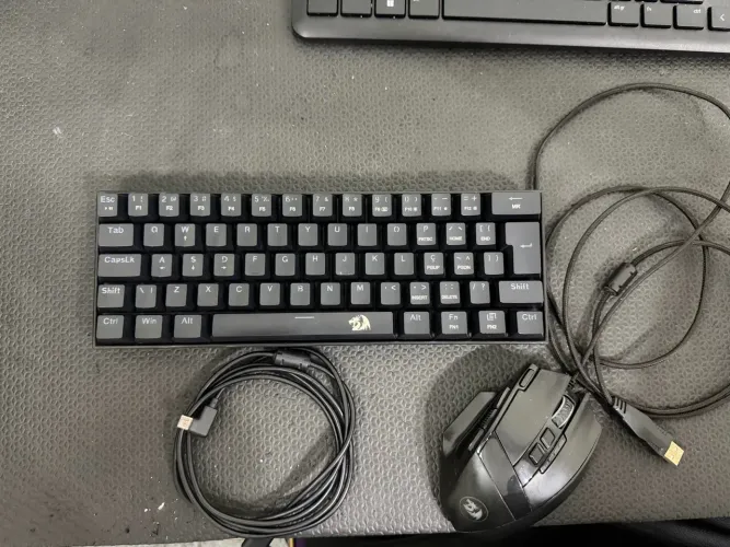 Kit teclado mecanico + mouse gamer