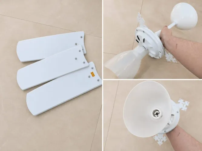 Ventilador de teto semi-novo