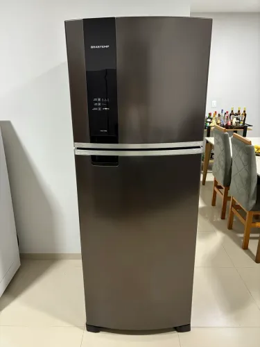 Geladeira Brastemp 463 Litros Frost Free Cor Black Inox 220v