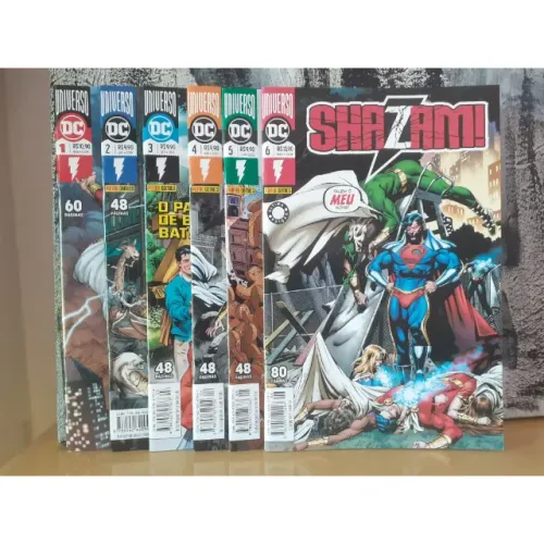 HQ Shazam! Série 2019 completa 6 edições (Geoff Johns)
