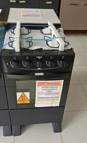 Fogão 4 bocas novo